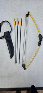 Compound boog junior met 3 pijlen en pijlenkoker, Ophalen, Zo goed als nieuw, Compoundboog