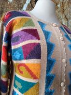 Prachtig 100% Alpaca wollen vest INTARSIA S/M, Overige kleuren, Nieuw, Ophalen of Verzenden, ALPACA