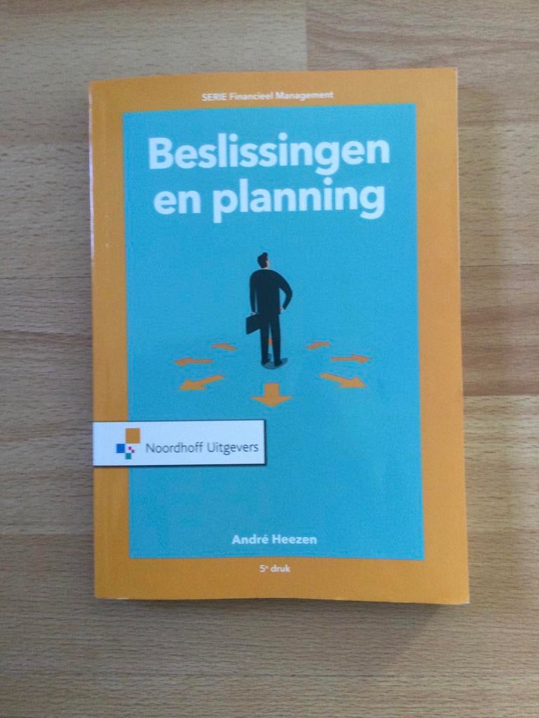 Beslissingen en planning - 5e druk, Ophalen of Verzenden, Zo goed als nieuw