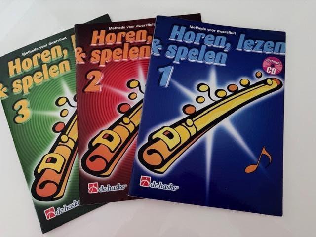 Horen Lezen Spelen Dwarsfluit, Muziek en Instrumenten, Bladmuziek, Overige genres, Les of Cursus, Dwarsfluit of Piccolo, Ophalen of Verzenden