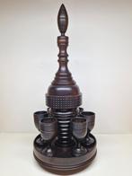 Ebbenhouten likeurstel Zuidoost-Azië eerste helft 20e eeuw., Ophalen of Verzenden