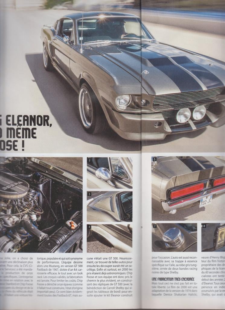 1967 Ford Mustang Eleanor classic car, Verzenden, Gelezen, Ford