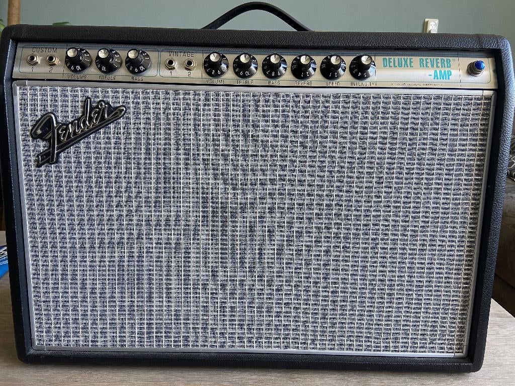 Fender '68 Custom Deluxe Reverb, Muziek en Instrumenten, Versterkers | Bas en Gitaar, Ophalen, Zo goed als nieuw, Gitaar, Minder dan 50 watt
