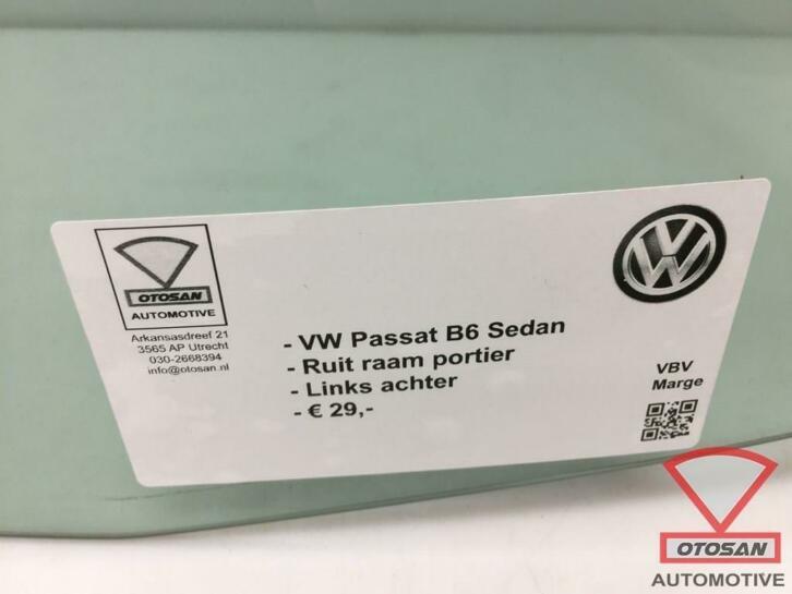 vw passat b6 sedan ruit raam portier deur links achter, Gebruikt, Volkswagen, Volkswagen AG, Berliner Ring 2
38440  Wolfsburg, DE
