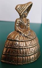 Messing bel in de vorm van een Victoriaanse dame, Ophalen of Verzenden