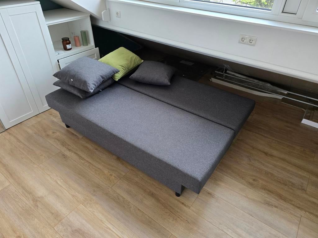 Ikea bedbank grijs, Ophalen