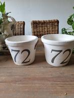 Riviera maison bloempotten cachepotten 72, Tuin en Terras, Bloempotten, Rond, Ophalen of Verzenden, Aardewerk, Minder dan 40 cm