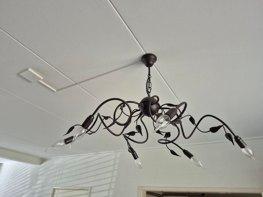 Hanglamp plafond lamp, Huis en Inrichting, Ophalen of Verzenden, Zo goed als nieuw, Metaal, Barok landelijk