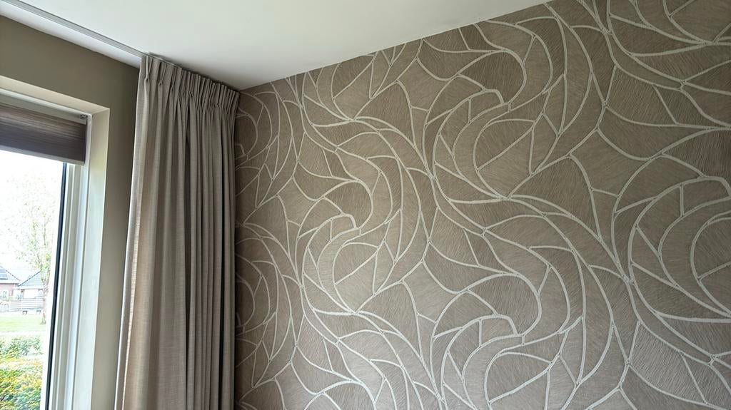 Behang Arte Manila Spiral 64511 Taupe, Huis en Inrichting, Ophalen of Verzenden, Minder dan 10 m²