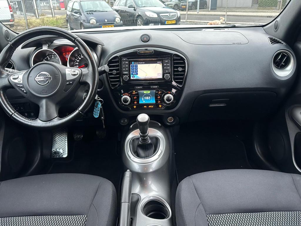 Nissan Juke 1.2 DIG-T S/S Acenta/NAVI/CAMERA/NW APK, Voorwielaandrijving, 639 kg, Stof, 116 pk
