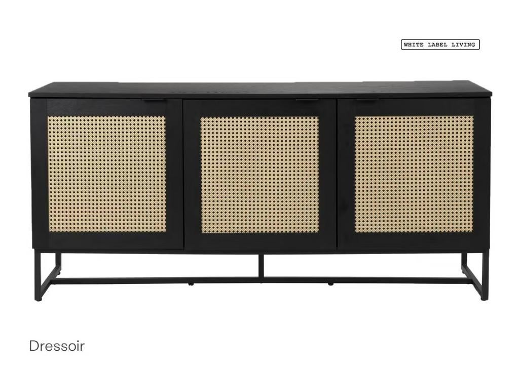 Opbergkast, TV-meubel of dressoir 160cm, Huis en Inrichting, Kasten | Dressoirs, Ophalen, Nieuw, 25 tot 50 cm, Metaal