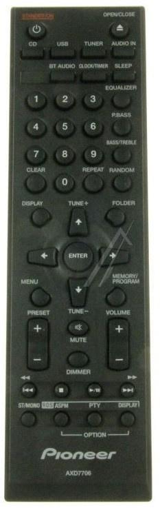 Pioneer AXD7710 Afstandbediening, Ophalen of Verzenden, Gebruikt, Origineel