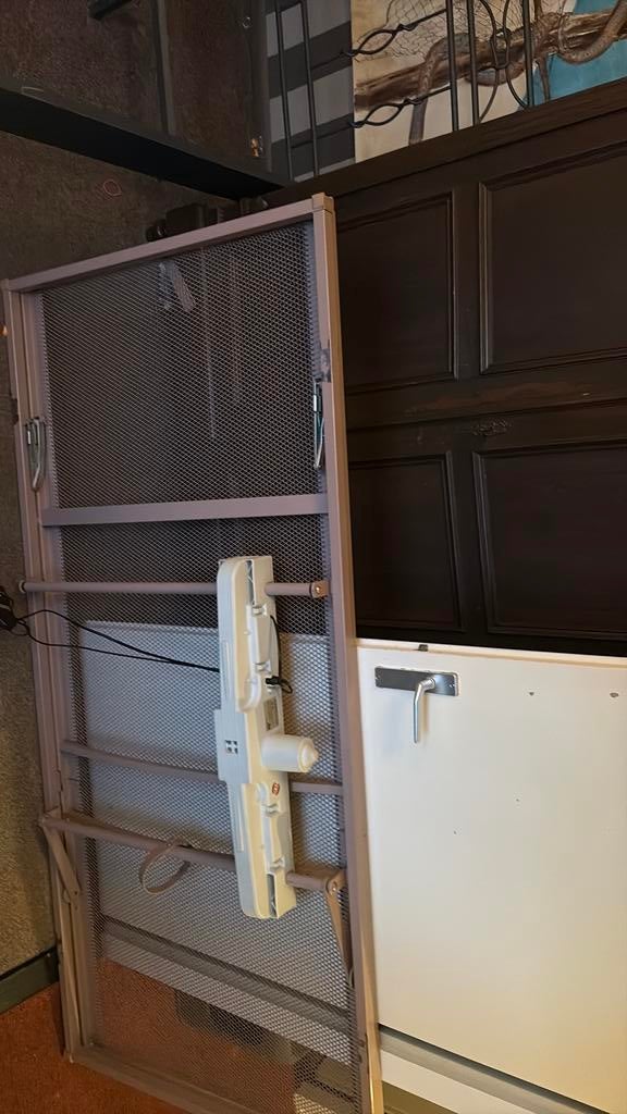 Auping elektrisch verstelbaar spiraal bedbodem 1 persoons, Ophalen, Gebruikt, 90 cm, Eenpersoons