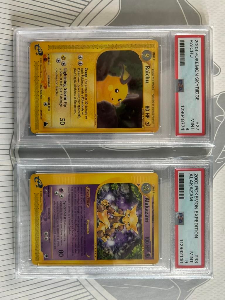 Pokemon skyridge raich Alakazam, Ophalen of Verzenden, Nieuw