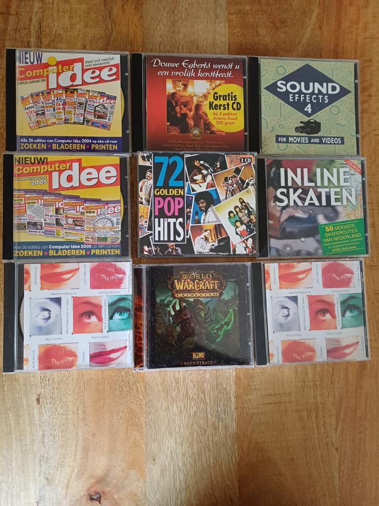 Diverse CD's: Computer Idee, Muziek, Sound Effects, Games, Cd's en Dvd's, Cd's | Overige Cd's, Gebruikt, Ophalen of Verzenden