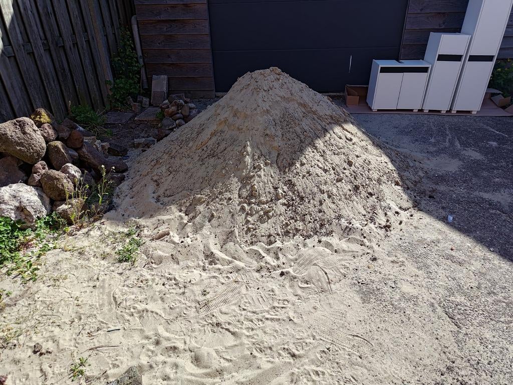 Wit zand - Ideaal voor diverse tuinprojecten, Tuin en Terras, Ophalen, Gebruikt, Ophoogzand