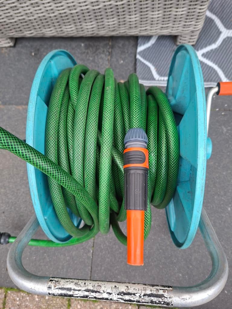 gardena tuinslang haspel, Tuin en Terras, Tuinslangen, Ophalen, Gebruikt, Tuinslang