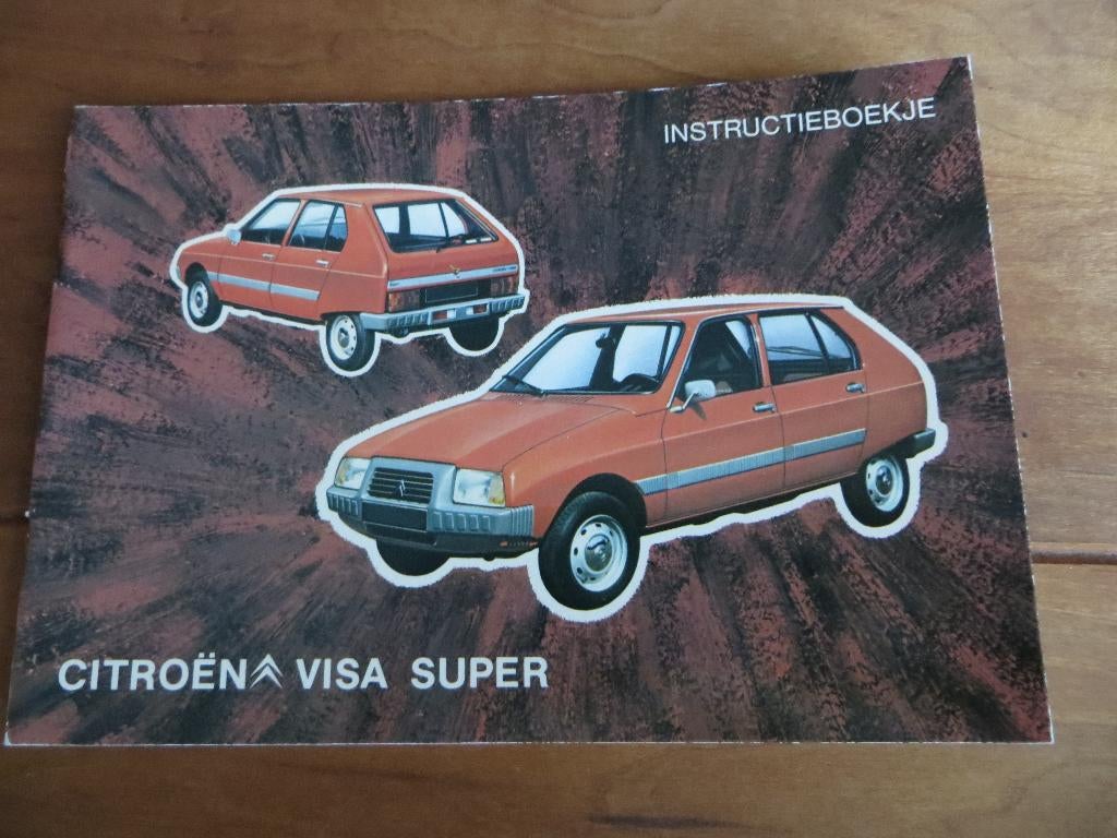 Instructieboek Citroen Visa Super 1100 1979, Auto diversen, Handleidingen en Instructieboekjes, Ophalen of Verzenden