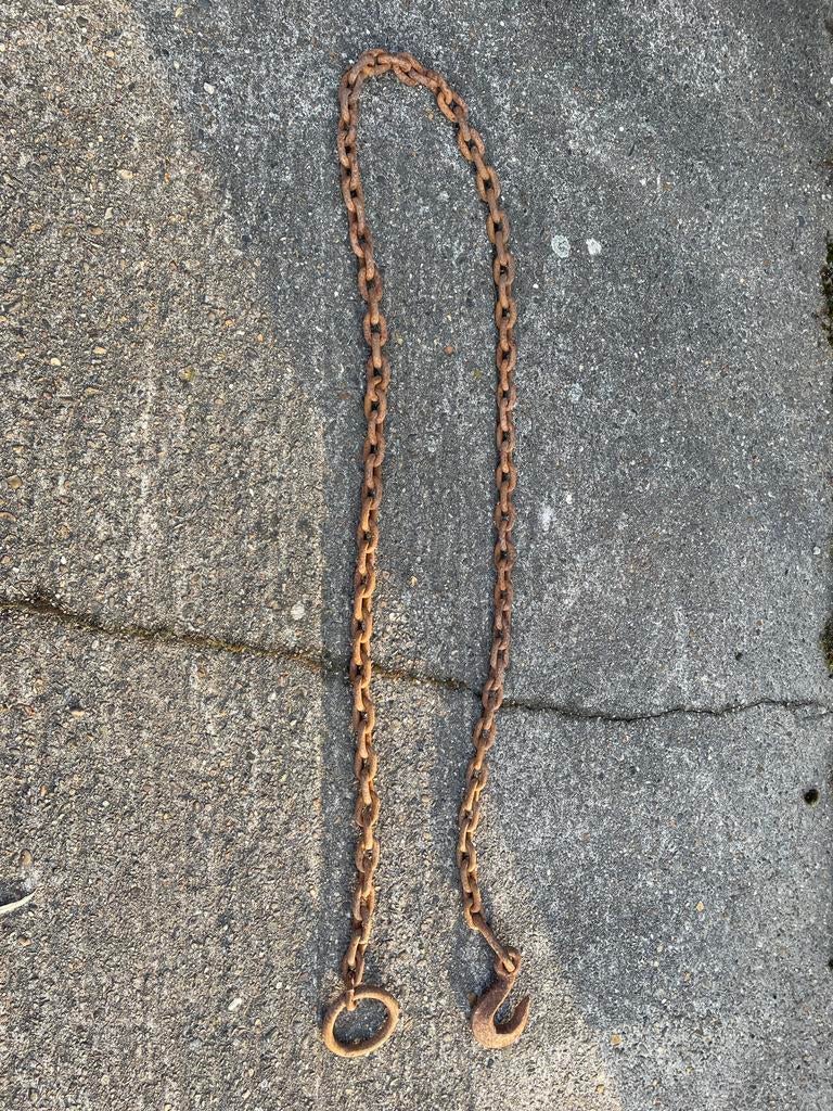 OERSTERKE IJZEREN SLEEPKETTING, Ophalen, Gebruikt