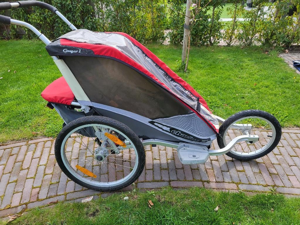 Chariot cougar 1, Fietsen en Brommers, Ophalen, Gebruikt, Opvouwbaar, Chariot voorloper van Thule