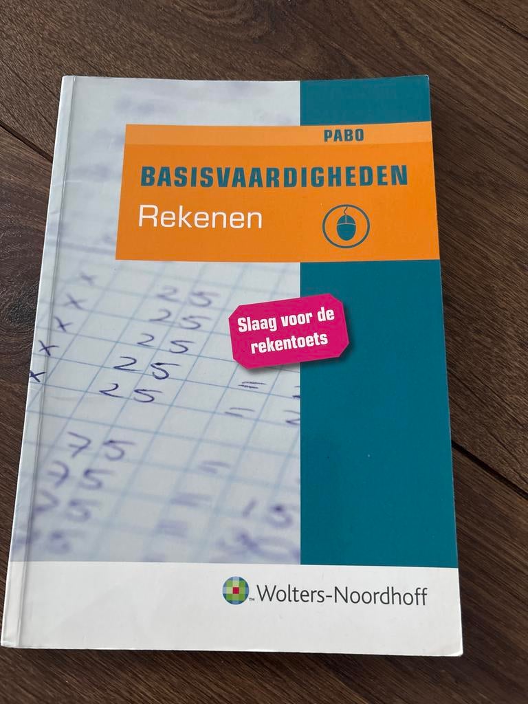 Basisvaardigheden Rekenen PABO - Slaag voor de rekentoets, Ophalen of Verzenden, Beta, Zo goed als nieuw, HBO