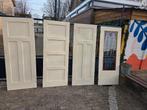 4 paneeldeuren 201,5 bij 78 cm, Doe-het-zelf en Verbouw, Deuren en Horren, Ophalen, Gebruikt, Minder dan 80 cm, Binnendeur