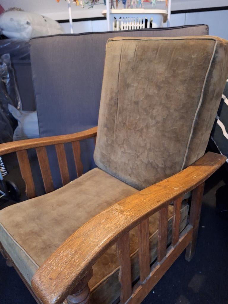 Vintage rookstoel, Antiek en Kunst, Antiek | Meubels | Stoelen en Banken, Ophalen