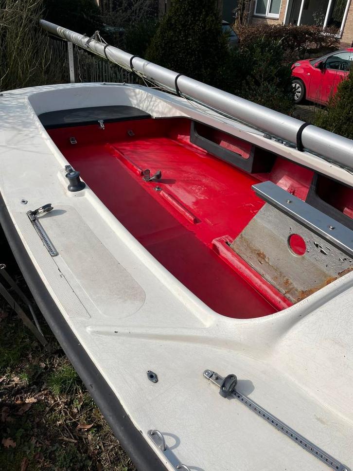 Sailhorse, Watersport en Boten, Open zeilboten, Gebruikt, Overige typen, 3 tot 6 meter, Polyester, Buitenboordmotor, Benzine, Ophalen