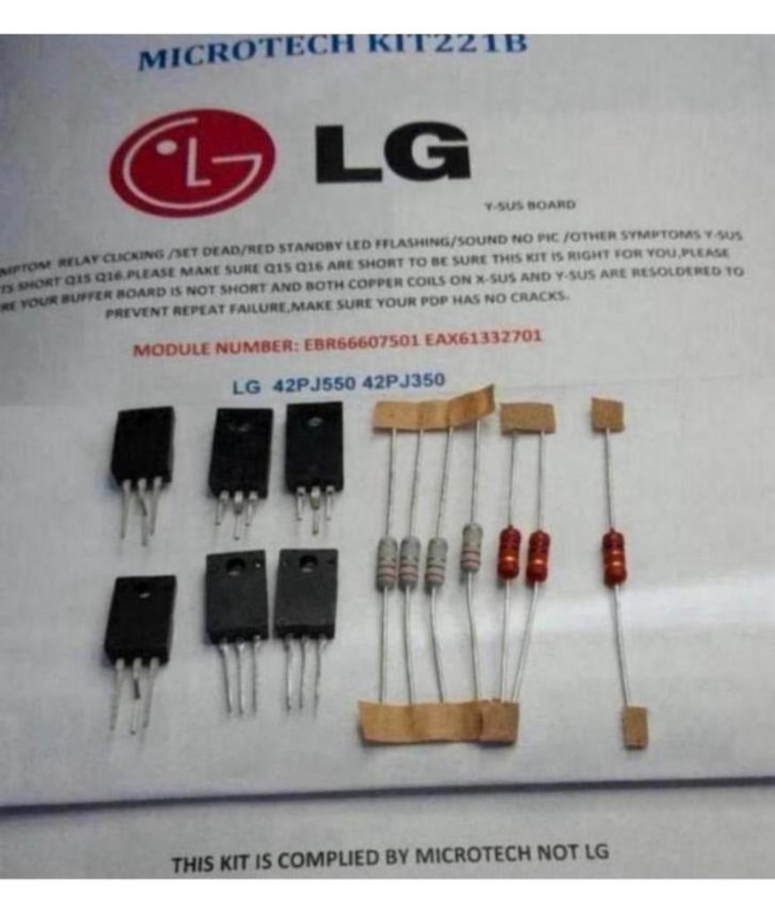LG 42PJ550 42PJ350 EBR66607501 EAX61332701 reparatie kit set, Nieuw, Ophalen of Verzenden, H, H