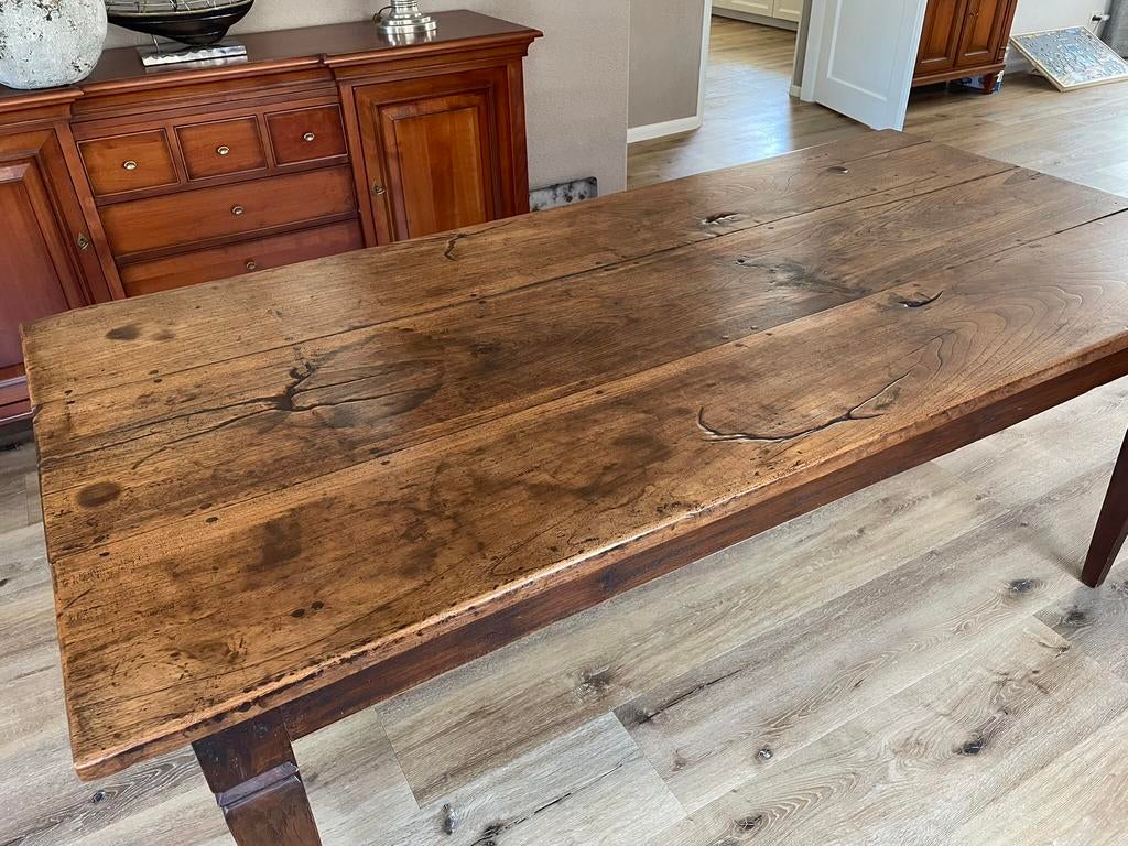 Eettafel antiek, Huis en Inrichting, Tafels | Eettafels, Ophalen, Gebruikt, Antieke stijl, Eikenhout