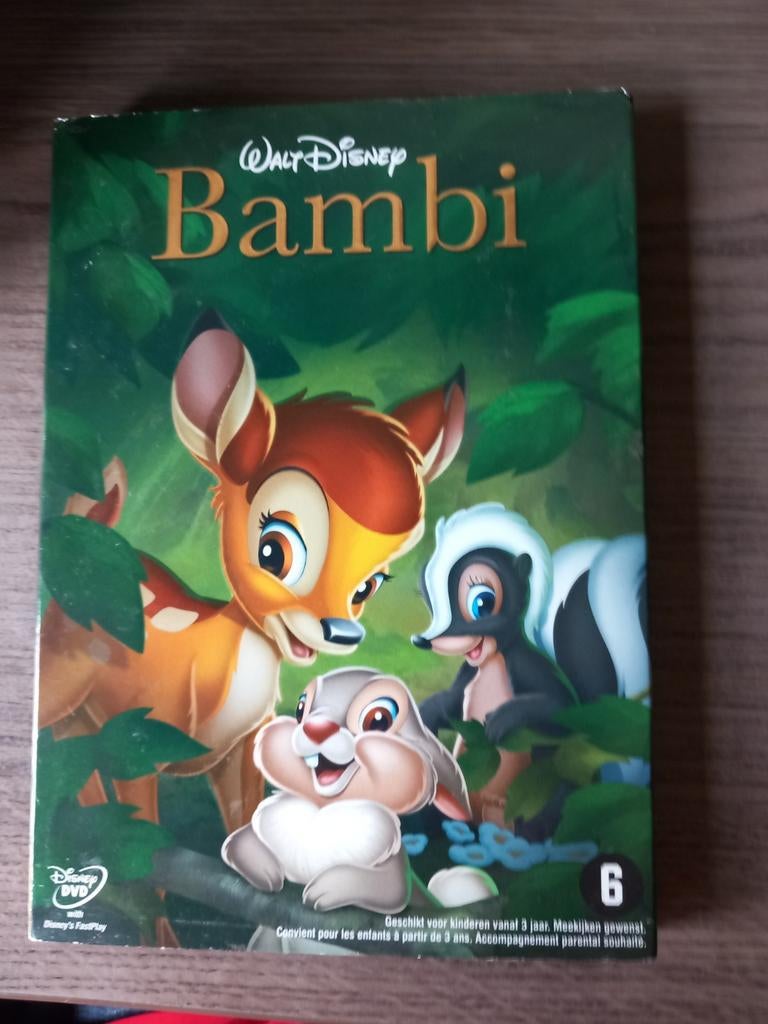 Bambi DVD - Walt Disney Klassieker, Alle leeftijden, Ophalen of Verzenden, Zo goed als nieuw, Dieren