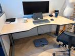 Verstelbaar Bureau 180x90 - Ergonomisch en Ruim, Ophalen, In hoogte verstelbaar, Gebruikt, Bureau