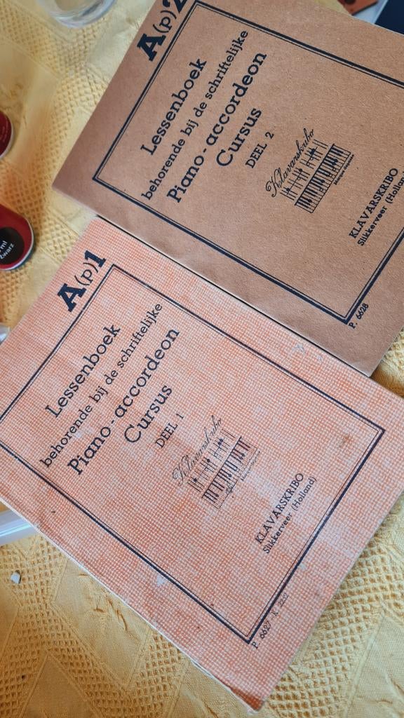 Partij bladmuziek voor klavarskribo, Ophalen, Gebruikt, Klassiek, Accordeon