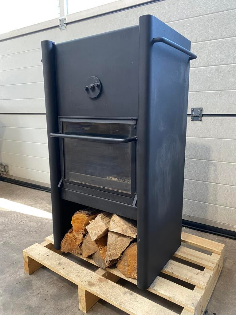 Harrie Leenders HL2 houtkachel (terraskachel), Ophalen, Zo goed als nieuw