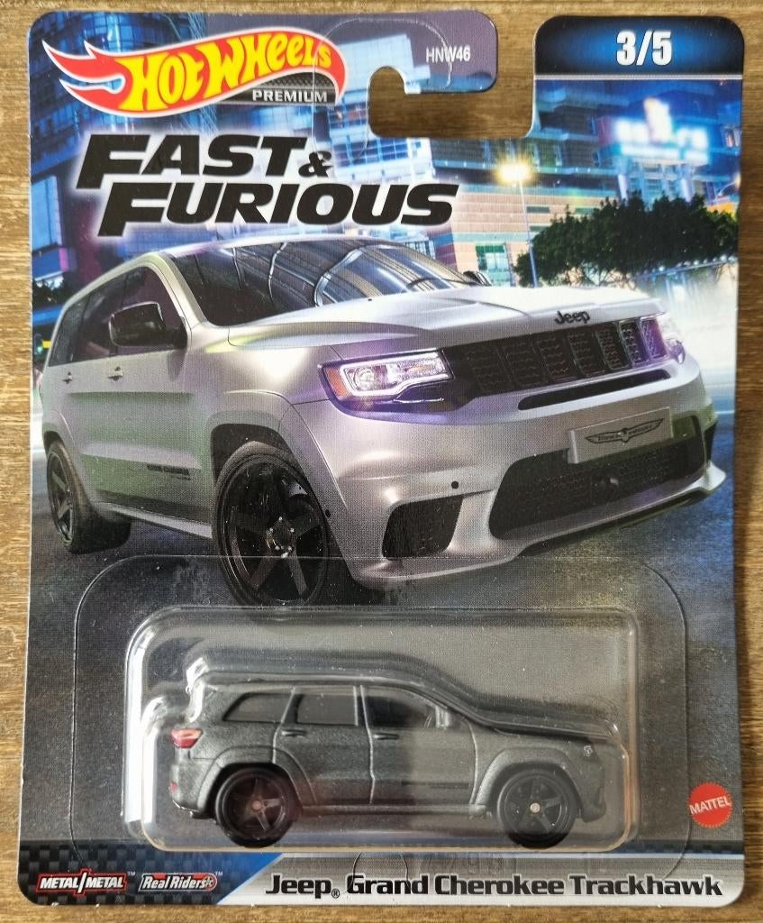 HW RealRiders F&F - 2023 mix 1 - Jeep Grand Cherokee, Hobby en Vrije tijd, Ophalen of Verzenden, Nieuw, Auto