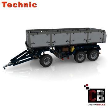 Lego Technic trailer voor 42043 Mercedes-Benz, onderdelenset, Kinderen en Baby's, Speelgoed | Duplo en Lego, Zo goed als nieuw