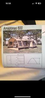 Obelink Amazonas 600 familietent van katoen, Ophalen, Gebruikt, Tot en met 6