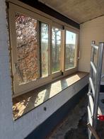 Grote schuiframen  met dubbelglas, Gevelraam of Ruit, Gebruikt, Dubbelglas, 160 cm of meer
