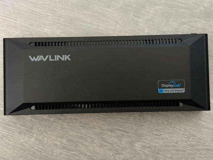 Wavlink USB-C 4K Docking Station - Dual DisplayLink, Computers en Software, Dockingstations, Zo goed als nieuw, Docking station