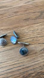 Manchetknopen met parelmoer, Ophalen of Verzenden