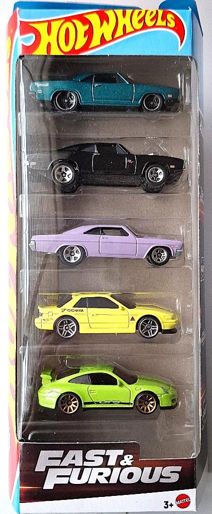 Hot Wheels Fast & Furious 5 pack, Hobby en Vrije tijd, Modelauto's | Overige schalen, Nieuw, Auto, Ophalen