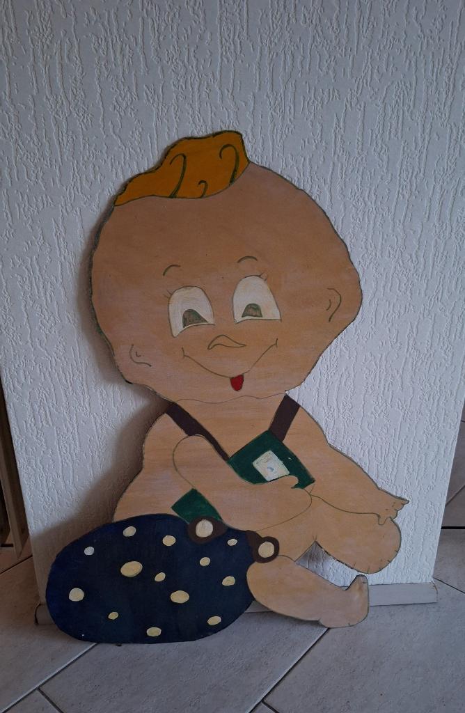 Geboortebord, Kinderen en Baby's, Ophalen, Gebruikt, Geboortebord