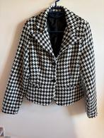 Jasje pied de poule ruitje, Ophalen of Verzenden, Zo goed als nieuw, Maat 36 (S), Zwart
