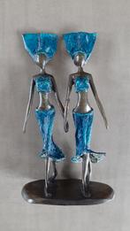 Afrikaanse bronzen sculptuur vrouwen beeld, Ophalen of Verzenden