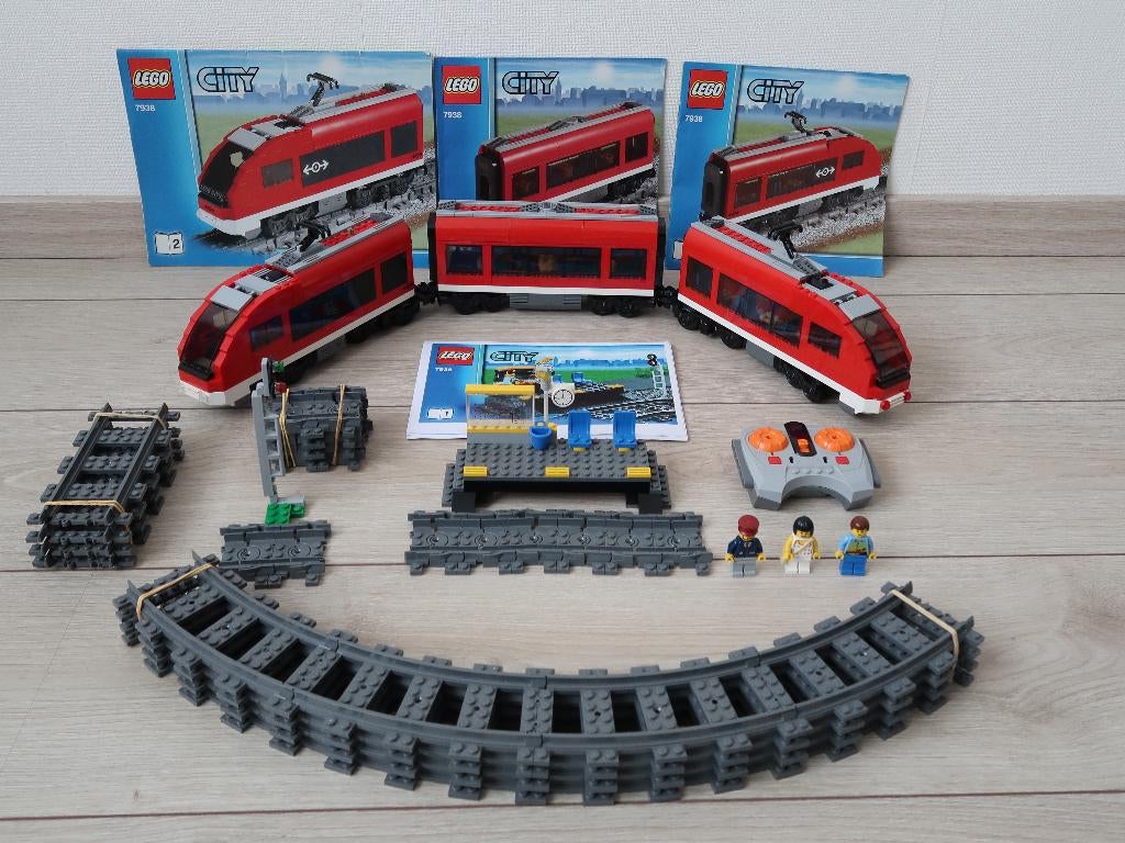 LEGO City 7938 Passenger Train - Compleet met doos, Ophalen of Verzenden, Gebruikt, Complete set, Lego