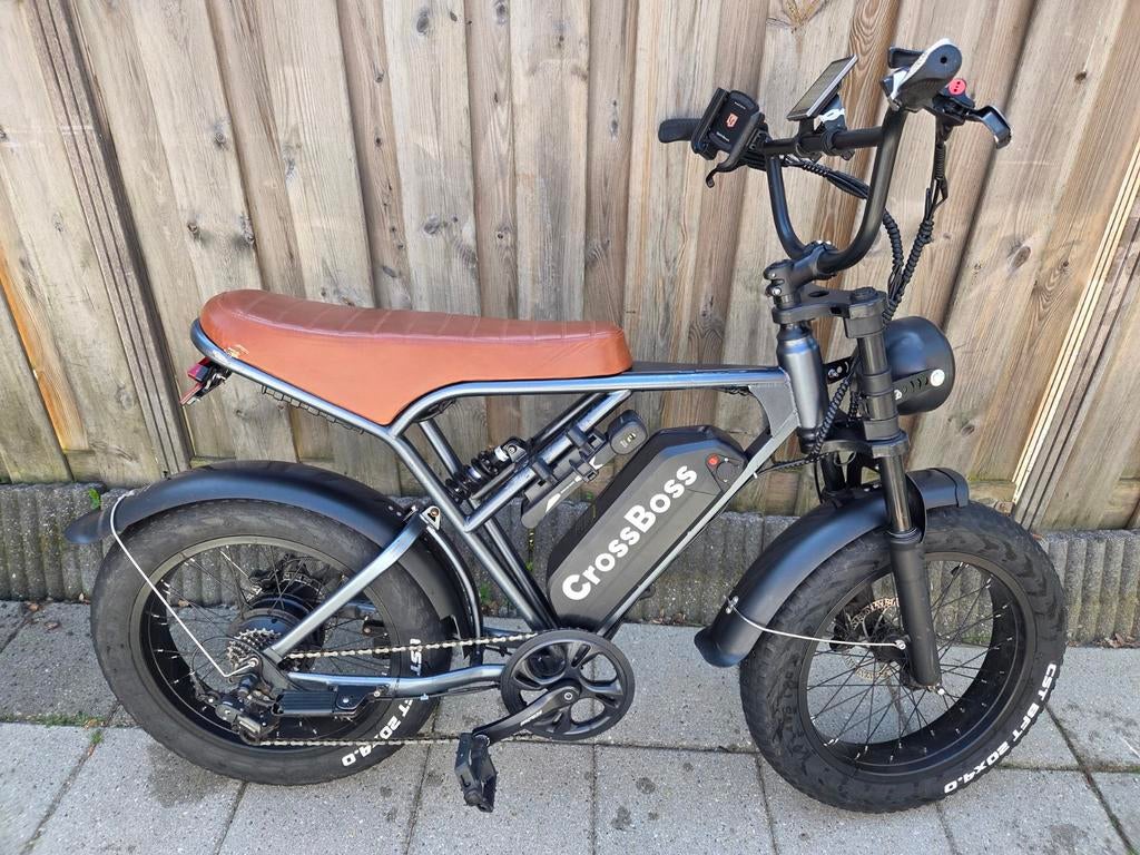 Fatbike La Souris CrossBoss V8 zwart, Ophalen, Overige merken