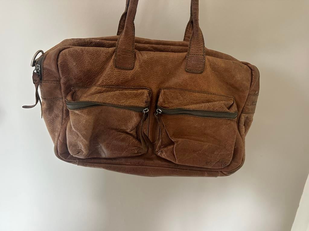Cowboys bag bruin, 40 tot 60 cm, Gebruikt, 20 tot 30 cm, Bruin