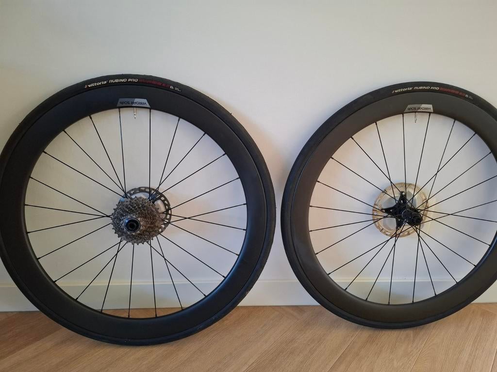 Forza Vardar DB50 Wielset incl. banden en schijfremmen, Fietsen en Brommers, Fietsonderdelen, Wiel, Forza, Ophalen of Verzenden