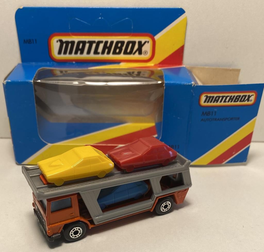 Matchbox 11G-23 Bedford JM donkeroranje, Ophalen of Verzenden, Zo goed als nieuw, Bus of Vrachtwagen