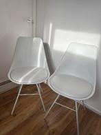 Twee witte kuipstoeltjes Karwei, Huis en Inrichting, Ophalen, Kunststof, Twee, Wit